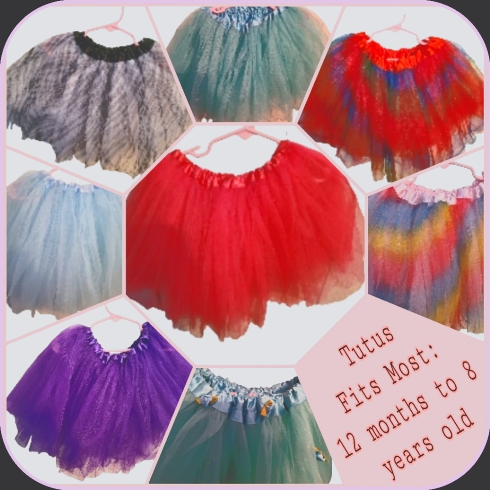 Tutus for Halloween Ballet,Holidays,Skirts, Birthday Party, Dressup-NEW